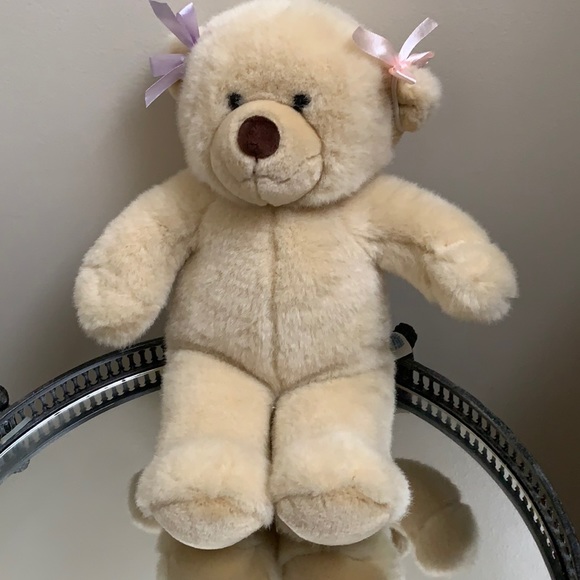 Build-A-Bear Other - Build-A-Bear tan bear with bows